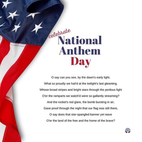 Buckeye Community Bank on Instagram: "Today is #NationalAnthemDay, commemorating the day the United States adopted “The Star-Spangled Banner” as its anthem. The song, written by Francis Scott Key in 1812, was adopted as the anthem on March 3, 1931. Celebrate #America and #freedom today by singing the National Anthem or flying your American Star-Spangled Banner." July Wallpaper, 4th Of July Wallpaper, Francis Scott Key, Star Spangled Banner, Home Of The Brave, March 3rd, March 3, Star Spangled, National Anthem