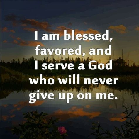 I am richly blessed and highly favored; thank You Jesus <3 Blessed Quotes, My Funny Valentine, I Am Blessed, A God, Religious Quotes, Spiritual Inspiration, Quotes About God, Trust God, Faith Quotes