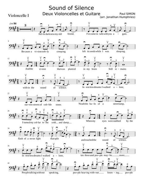 Sound Of Silence Disturbed, Cello Practice, Free Guitar Sheet Music, Popular Piano Sheet Music, Trombone Music, Free Violin Sheet Music, Sheet Music With Letters, Trombone Sheet Music, Cello Sheet Music