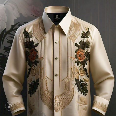 👔 Barong Tagalog for Men: A Cultural Icon 🇵🇭 1️⃣ A Symbol of Filipino Identity 🇵🇭 The Barong Tagalog is a formal, traditional Filipino shirt worn by men, often made from delicate piña (pineapple fiber), jusi, or silk. Its transparent or semi-transparent fabric reflects the openness and humility of Filipino culture. Originally worn by the elite during the Spanish colonial era to distinguish themselves from the commoners, it has evolved into a symbol of Filipino pride and cultural identity. 🌍✨... Filipino Pride, Filipino Shirt, Barong Tagalog, Debut Ideas, Transparent Fabric, Filipino Culture, Cowboy Art, Cultural Identity, Spanish Colonial