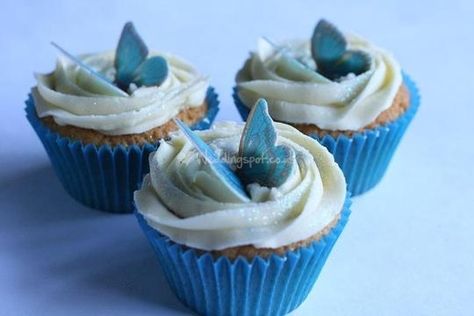 b Blue Butterfly Sweet 16 Decorations, Blue Butterfly Themed Birthday Party, Blue Butterfly Cupcakes, Blue Butterfly Party, Blue Butterfly Wedding, Butterfly Sweet 16, Butterfly Themed Birthday Party, Birthday Flowers Bouquet, Butterfly Cupcakes