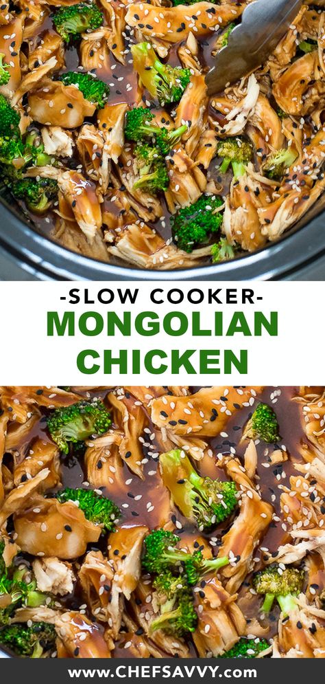 Broccoli Cooked, Mongolian Chicken, Slow Cooked Chicken, Sauce Chicken, Chicken Thigh Recipes Crockpot, Chicken And Broccoli, Boneless Chicken Thigh Recipes, Cooked Chicken, Thigh Recipes