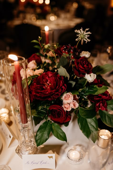 The best #colorpalette for the most romantic #wedding reception has to be burgundy and blush. Pair it with our crystal candle holder selection for the perfect touch of glam on your #weddingday. Burgundy And Gold Wedding Reception Wedding Table Decor, Met Gala Theme Wedding, Burgandy Wedding Centerpieces, Burgundy Candle Centerpieces, Burgundy Candles Wedding, Burgundy And Blush Centerpieces, Emo Quince, Wedding Table Decorations Burgundy, Burgundy Wedding Reception