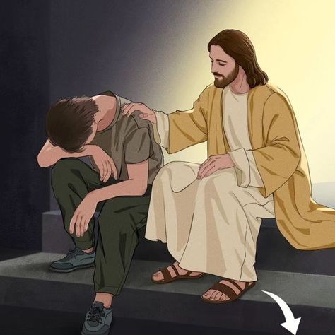 Jesus Love Images, Jesus Christ Illustration, Jesus Cartoon, Christian Graphics, Worship Jesus, Jesus Artwork, Saint Luke, Easter Quotes, Jesus Christ Artwork