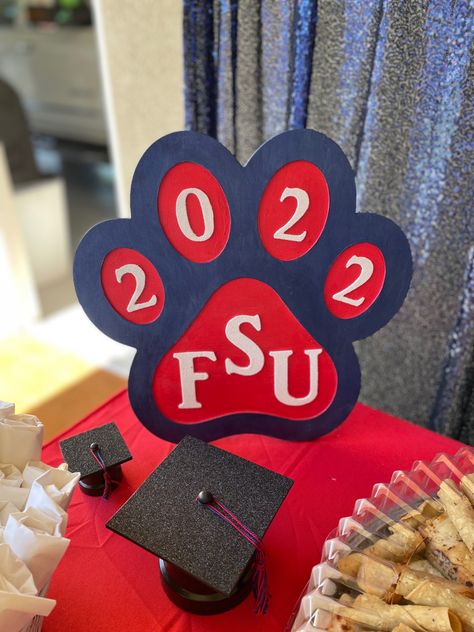 Fresno State Graduation Party, Graduation Party University, State Decor, Picture Props, Grad Party Decorations, University Graduation, Fresno State, Grad Pics, Entertaining Ideas