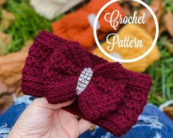 Make A Headband, Headband Crochet Pattern, Crochet Ear Warmer Pattern, Easy Crochet Headbands, Bandeau Au Crochet, Crochet Headband Pattern Free, Headband Crochet, Bun Beanie, Messy Bun Beanie