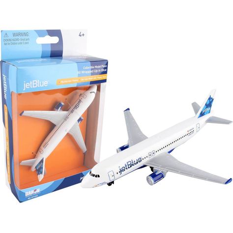 JetBlue Airbus A320 Single Plane Toy Airplanes, Toy Airplane, Airplane Kids, Diecast Airplanes, Toy Plane, Airplane Toys, Airbus A320, Play Vehicles, Pilot Gifts