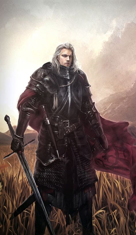 Witcher Wallpaper, Asoiaf Art, Heroic Fantasy, Gra O Tron, Game Of Thrones Art, Fantasy Male, Fantasy Armor, Black Dragon, High Fantasy