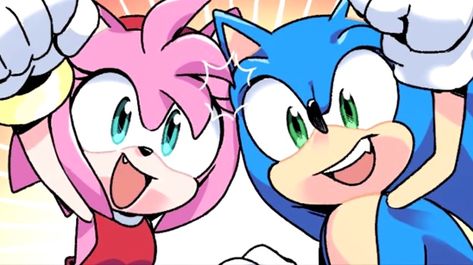 Sonamy Wallpaper Pc, Amy Rose Header, Sonamy Matching Pfp, Amy Rose Matching Pfp, Amy And Sonic Matching Pfp, Sonamy Pfp, Sonic And Amy Comics, Sonamy Matching Icons, Sonic And Amy Matching Pfp