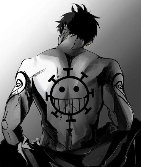 Law Fanart, Trafalgar Law Wallpapers, Trafalgar D Water Law, Law Trafalgar, One Piece Men, Trafalgar D Law, Heart Pirates, Law One Piece, One Peice Anime