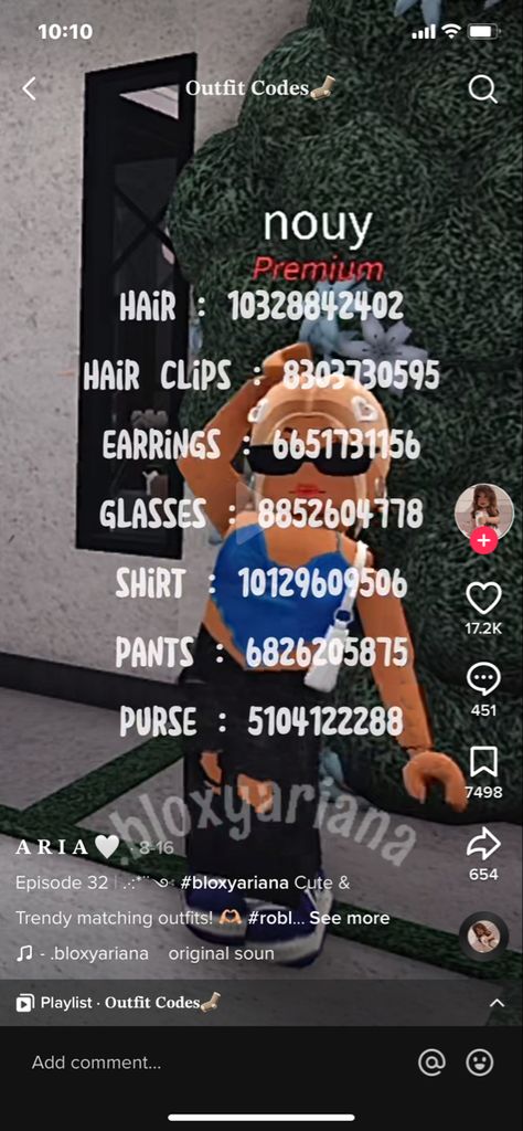 Coding Clothes Lululemon, Hot Outfit Codes Berry Ave, Nightout Outfit, Codes Bloxburg, Bloxburg Clothes, Berry Codes, Bloxburg Codes, Decal Codes, Bloxburg Ideas