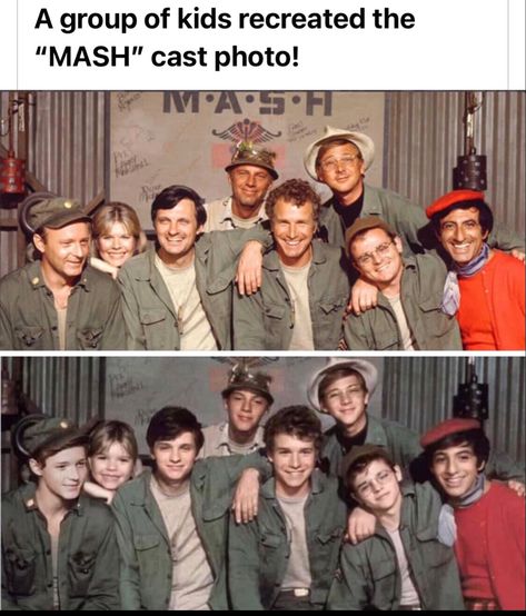 Mash Cast, Mash Characters, Mash 4077, Kids Groups, Best Pics, Classic Tv, Famous Faces, Best Tv, A Group