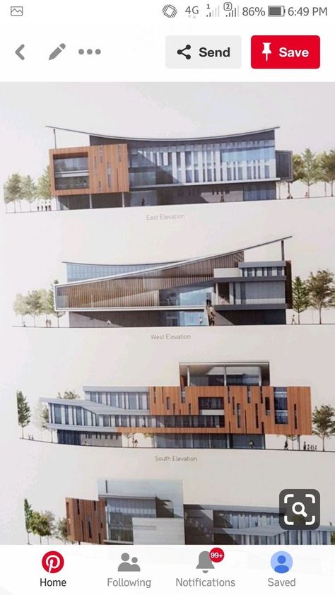 School Elevation Ideas, Facade Design School, Hospital Design Architecture, School Building Design, Apartments Exterior, Architecture Blueprints, Architecture Drawing Plan, Concept Models Architecture, Facade Architecture Design