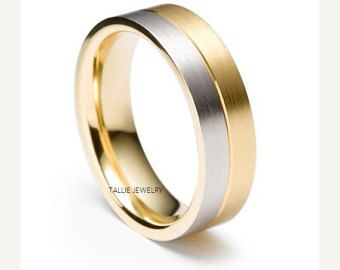 ON SALE Mens Wedding Bands,10K Gold Two Tone Wedding Rings,Matching Wedding Rings,Unisex Wedding Rings,Mens Wedding Rings Gold Mens Wedding Rings, His And Hers Rings, Gold Wedding Bands, Wedding Band Engraving, Mens Gold Wedding Band, Yellow Gold Wedding Ring, Yellow Gold Wedding Band, Men's Wedding Ring, Etsy Wedding Rings