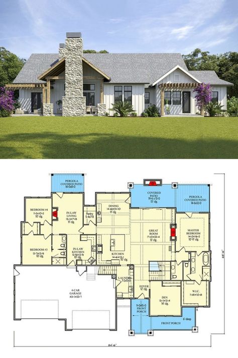 4 Bedroom House Plans Open Floor With Inlaw Suite, In Law Suite With Kitchenette, Floor Plans With Apartment, 2 Bedroom In Law Suite House Plans, Ranch House Plans With Mother In Law Suite, 4 Bedroom House With Mother In Law Suite, House Plans Mother In Law Suite, 4 Bedroom With Mother In Law Suite, 5 Bedroom House Floor Plan With In Law Suite