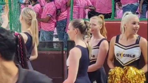 Fan Unabashedly Eve Teases IPL 2023 Cheerleaders at Sawai Mansingh Stadium – Online Cricket News Check more at https://news.ariftv.com/fan-unabashedly-eve-teases-ipl-2023-cheerleaders-at-sawai-mansingh-stadium-online-cricket-news/ Latest Cricket News, Cricket News, Cheerleading, Fan