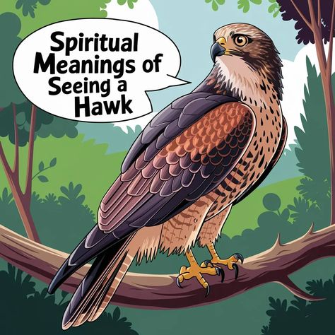 Spiritual Meanings of Seeing a Hawk: 12 Powerful Messages Hawk Spiritual Meaning, Hawk Meaning, Hawk Symbolism, Powerful Messages, Sandhill Crane, Dream Meanings, Mystical World, Spiritual Meaning, Reiki