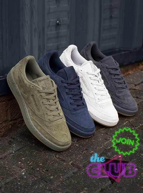 Men’s Trainers, Reebok Club C 85 Outfit, Reebok Trainers, Snicker Shoes, Boots Outfit Men, Reebok Club C 85, Kicks Shoes, Casual Leather Shoes, Reebok Club C