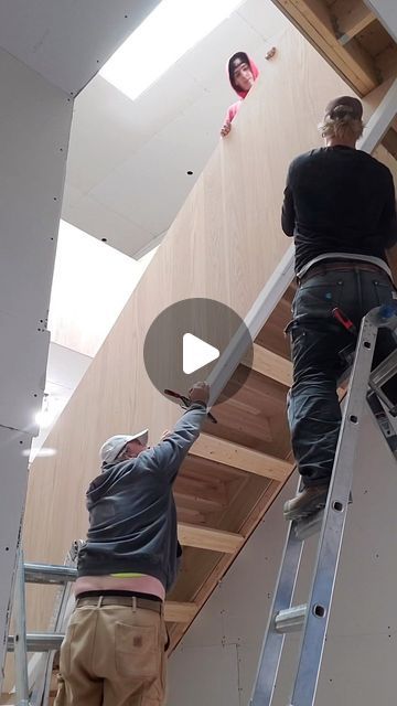 Deluxe Stair & Railing Ltd 🇨🇦 on Instagram: "Whenever we are asked to do guard wall systems, we follow a process that has worked ✅ for us for years and although tedious and time consuming, the fitment is on point 👌🏼. Check out over 80 feet of guard walls that the Deluxe boys installed for @steinregency. Wait until you see the hidden handrail bracket detail! •••••••••••••••••••••••••••••••••••••••••••••••••••••••••••••
#tbt #reel #modern #goals #toronto #home #throwback #carpentry #construction #woodworking #work #stairs #wood #carpenter #steel #contemporary #veneer #realestate #architect #renovation #mambamentality #6ix #renovation #stair #interiors #interiordesign #interior #designer #architecture #design #reels" Hidden Handrail, Stairs Wood, Toronto Home, Closet Design Layout, Handrail Brackets, Wall Systems, Stair Railing, Finishing Basement, Closet Design