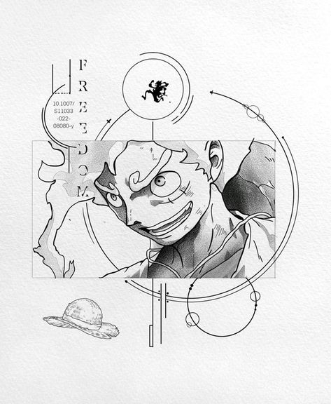 One Piece Manga Tattoo Ideas, Gear 5 Black And White, Gear 5 Luffy Tattoo, Gear 5 Art, Gear 5 Drawing, Gear Five Luffy, Gear 5 Tattoo, Tattoo Ideas Book, Luffy Gear 5 Manga