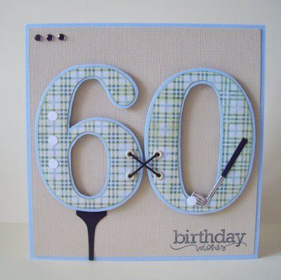 A Personal Touch: For the Men & Boys! 60th Birthday Card, Golf Birthday Cards, Cards For Men, Golf Cards, 60th Birthday Cards, Box Photo, 50th Birthday Cards, Masculine Birthday Cards, Boy Cards