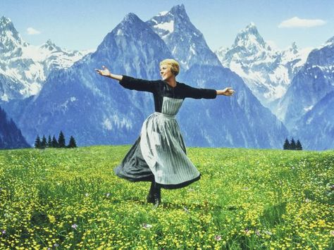 Most memorable destinations on the silver screen...Salzburg, Austria made the list, of course. Sundance Kid, Meme Maker, The Sound Of Music, I Love Cinema, Julie Andrews, Golf Humor, Sound Of Music, Salzburg, Great Movies