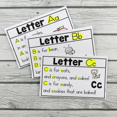 Literacy Kits For Preschool, Alphabet Poems Free Printables, Alphabet Writing Activities, Letter Poems Preschool, Letter Songs For Preschool, Letter H Kindergarten Activities, Alphabet Poems For Each Letter Free, Multisensory Letter Activities, Hwt Activities