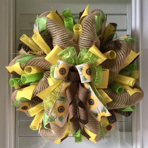 Easy mesh wreath