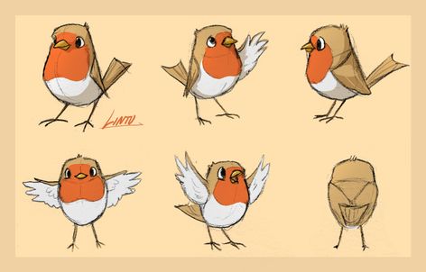 Lintu's Special Delivery — I was appointed to make bird character designs at... Cartoon Bird Drawing, Parrot Cartoon, Bird Character, Sketch Character, Bird Sketch, Bird Drawing, Cartoon Birds, Cartoon Sketches, Animal Sketches