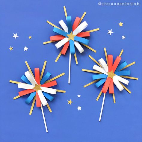 Zombie Party, Glue Pen, Gold Paper, Toddler Room, A Circle, Red White And Blue, Paper Craft, Fireworks, Glue