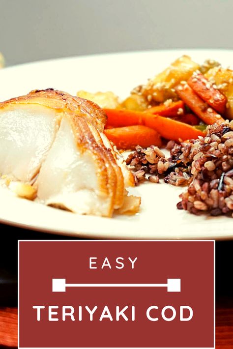 Teriyaki Cod Recipes, Cod Stir Fry, Asian Cod Recipes, Teriyaki Cod, Seafood Meal Prep, Brown Rice Recipes Easy, Soft Shell Crab Recipe, Brown Rice Recipes Healthy, Rice Recipes Easy