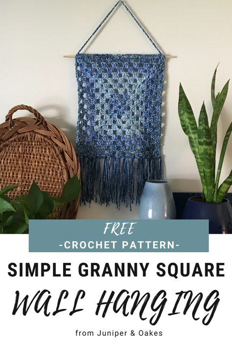 Crochet Square Wall Hanging, Large Crochet Wall Hanging Pattern, Diy Crochet Wall Hanging Free Pattern, Wall Hanging Crochet Pattern, Crochet Granny Square Wall Hanging, Crocheted Wall Hangings, Crochet Wall Hangings Free Patterns, Free Crochet Wall Hanging Patterns, Crochet Wall Hanging Pattern Free