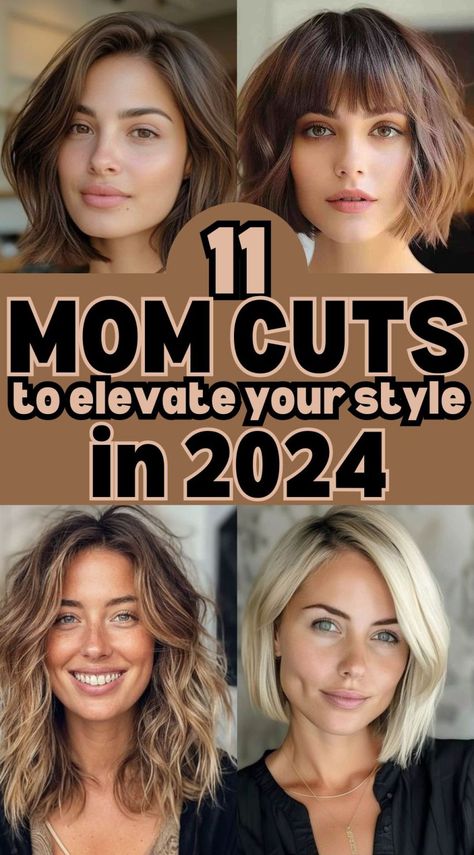 11 Cool Mom Cut Ideas for Effortless Style Mom Haircut For Fine Hair, Hair Color Ideas Fine Hair, Mom Haircuts Long, Hairstyles For Mid 30's For Women, Medium Hair Haircuts For Women, Womens Low Maintenance Haircuts, Long Hair Low Maintenance Style, Mom Haircuts 2024, Hair Cuts For 2024 For Women