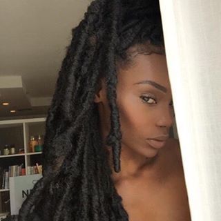 ριитєяєѕт: @кєєкєєωιℓℓιαмѕ1 Natural Dreads, Faux Locs Hairstyles, Boring Hair, Beautiful Natural Hair, Dark Skin Beauty, Natural Hair Tips, Dark Skin Women, Baddie Hairstyles, Faux Locs