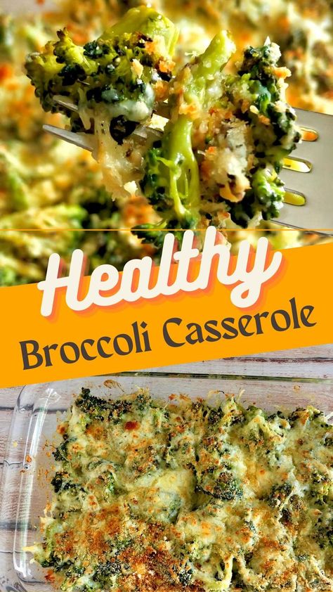 Healthy Broccoli Cheddar Casserole, Brocoli Cheddar Casserole Recipes, Healthy Broccoli And Cheese Casserole, Broccoli Baked In Oven Cheese, Creamy Baked Broccoli, Healthy Broccoli Casserole Recipes, Brocolli Casserole Recipe, Baked Veggie Casserole, Brocoli Cheese Bake