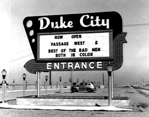 The DUKE CITY drive in theater in Albuquerque, NM on Carlisle and Menaul where the Walmart is now.  2701 Carlisle NE. The Duke City Drive-In was opened February 17, 1953. Original post by Max Griego on Albuquerque Memories Classic Movie Theaters, Camden New Jersey, New Mexico Albuquerque, Duke City, Movie Marquee, New Mexico History, School Pics, Drive In Movie Theater, Dangerous Minds