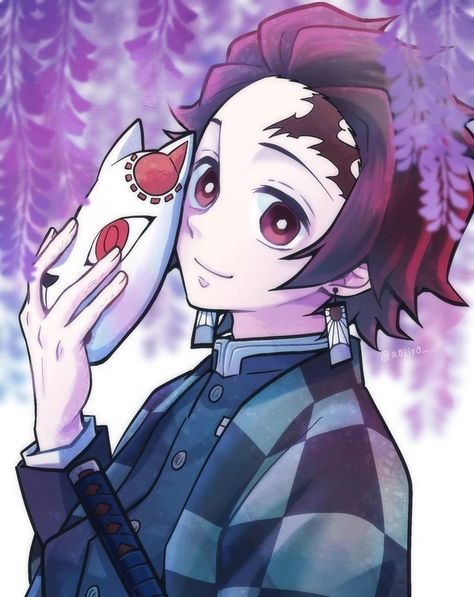 Tanjiro Being Cute, Recent Anime, Tanjiro Kamado, Demon King Anime, Anime Crafts, Demon King, Anime Tattoos, I Love Anime, Cute Chibi