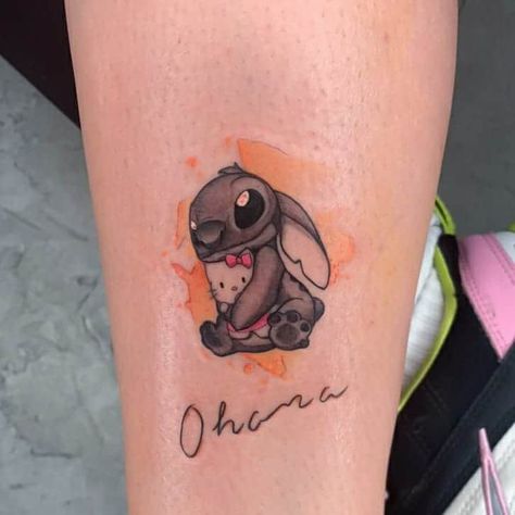 Top 65 Best Stitch Tattoo Ideas - [2021 Inspiration Guide] Stitch Tattoo Ideas, Disney Stitch Tattoo, Lilo And Stitch Tattoo, Doe Tattoo, Ohana Tattoo, Disney Sleeve Tattoos, Places To Get Tattoos, Embroidery Tattoo, Stitch Tattoo