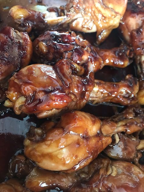 Wings Recipe Crockpot, Shoyu Chicken Recipe, Shoyu Chicken, Chinese Style Chicken, How To Make Bbq, Rice Cooker Recipes, Adobo Chicken, Meat Dinners, Cooking White Rice