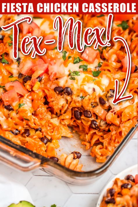 Chicken And Noodle Casserole, Fiesta Chicken Casserole, Shredded Chicken Casserole, Top Ramen Recipes, Taco Casserole Bake, Chicken And Egg Noodles, Hot Chicken Salads, Taco Chicken, Mexican Chicken Casserole