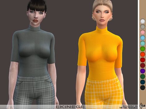 Turtleneck Dress Sleeveless, Sims 4 Cc Download, Embellished Midi Dress, Sims4 Clothes, Sims 4 Collections, Best Mods, Female Clothing, Cc Sims, Pretty Top