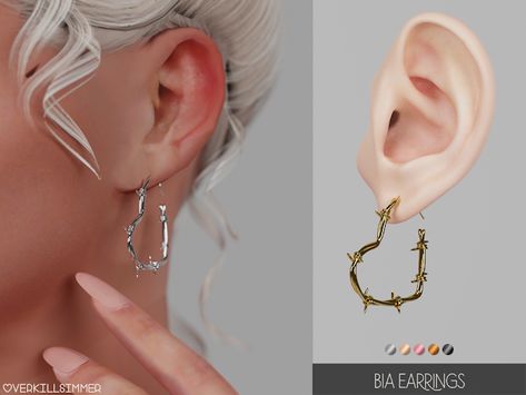 Sims 4 Body Jewelry, Sims 4 Cc Chunky Jewelry, Gauges Sims 4 Cc, Sims4 Earrings Cc, Sims4 Piercing, Sims4 Jewelry Cc, Sims 4 Earring Cc, Ts4 Piercing Cc, Sims Cc Jewelry