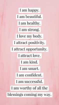 I Am Healthy, Throbbing Headache, Vie Motivation, Love My Body, Confidence Quotes, I Am Beautiful, I Am Strong, Self Love Quotes, Daily Affirmations