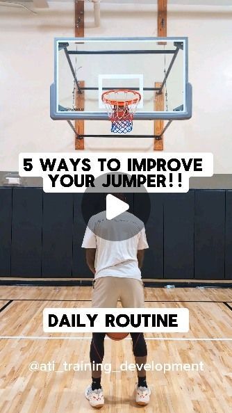 Above The Influence 🏀Training on Instagram: "Doing these drills everyday will improve your FOOTWORK & JUMPER SIMULTANEOUSLY!!🎒💯
#atitraining #basketball #workingout #training #shooting #ball" Basketball Shooting Drills, Basketball Shooting, Training And Development, Drills, Daily Routine, Improve Yourself, Jumper, Basketball, Train