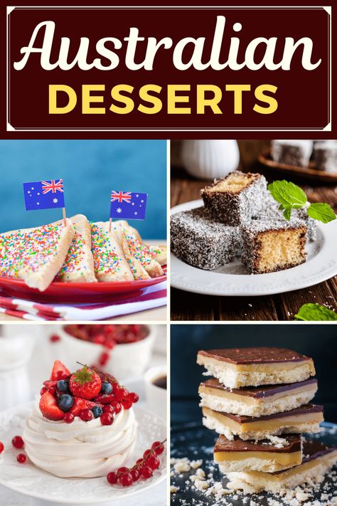 Australian Christmas Desserts, Australian Meat Pie, Australian Desserts, Desserts Around The World, Hokey Pokey, International Desserts, Aussie Food, Fairy Bread, Australia Food