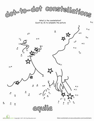 Cool Constellations | Education.com Count By 2s, Minimalist Homeschool, Counting In 2s, School Bus Safety, Constellation Chart, Ixl Learning, Worksheet For Kindergarten, Counting By 2's, Multiplication Activities