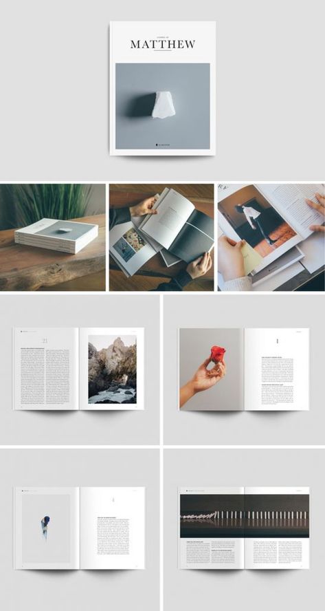 Photo Book Layout Design, Minimalist Magazine Layout, Jonathan Ogden, Coffee Table Book Layout, Vintage Layout, Minimalist Magazine, The Book Of Matthew, Coffee Table Book Design, Design Booklet