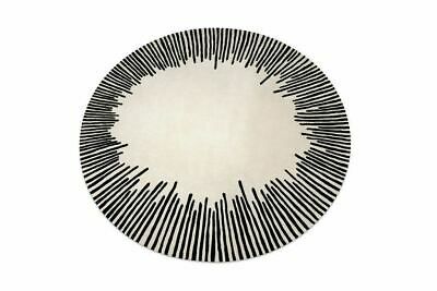 Roche Bobois, Rug Round, Rug White, Carpet Design, Round Rug, Italian Luxury, Cotton Velvet, White Rug, Area Rugs For Sale