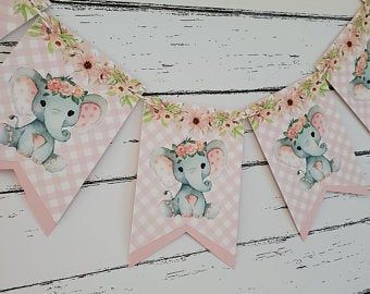 Elephant Baby Shower Girl, Elephant Cut Out, Baby Shower Banner Girl, Elephant Baby Shower Centerpieces, Baby Elephant Cake, Fiesta Shower, Baby Q Shower, Anna Victoria, Baby Party Decorations