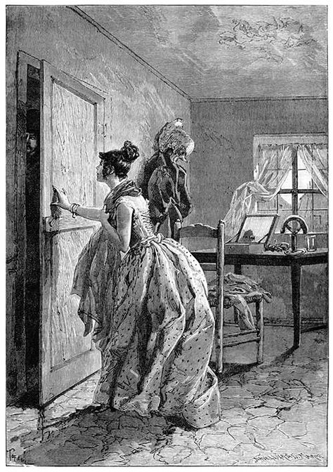 The Door Suddenly Closed – Old Book Illustrations Door Drawing, Old Book Illustrations, Squaring The Circle, Scary Tales, Victorian Life, Close Door, Dog Whistle, Historic Preservation, Book Illustrations